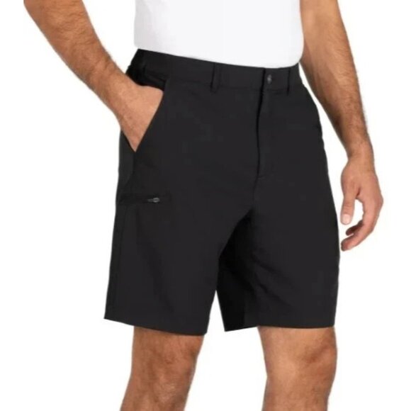 NEW Gerry Men's Size 32 Cargo Tech Shorts Black Stretch  UPF - Picture 1 of 7